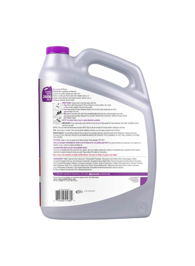 Rejuvenate All Floors Restorer Fills Scratches, Shines And Protects All Floor Types, Including Hardwood, Laminate, Vinyl And Tile, 1 Gallon - Image 4