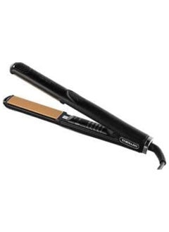 Generic Professional Hair Straightener with Digital Display Ceramic Temperature Up to 399°C, Tornado Gold - Black  - Image 3