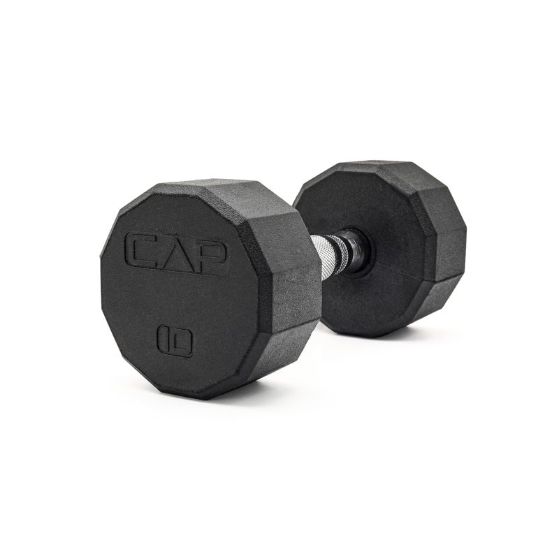 CAP Barbell 12-Sided Coated Dumbbell, 10 LB - Image 1