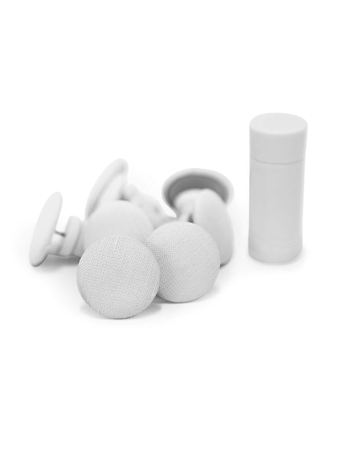 erorex 8 White Cloth Magnetic Duvet Clips 8 Per Pack Enough For 2 Beds White Cloth - Image 1