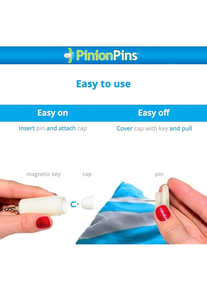 erorex 8 White Cloth Magnetic Duvet Clips 8 Per Pack Enough For 2 Beds White Cloth - Image 5