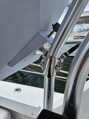 LocMarine MarineGrade Adjustable Rail Mount for Starlink Mini Flat Dish Base for Boats Yachts Sailboats Trawlers LMSMINIRL - Image 3