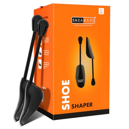 SNEAKARE Anti Rust Spring Shoe Shaper for Men (1 Pair) - Shoe Tree + Stretcher - Men's Shoes Accessories - Works for All Types of Sneakers & Other Shoes - Image 1
