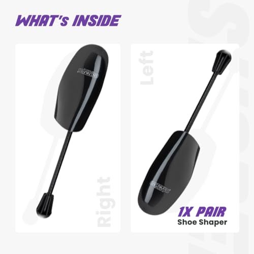 SNEAKARE Anti Rust Spring Shoe Shaper for Men (1 Pair) - Shoe Tree + Stretcher - Men's Shoes Accessories - Works for All Types of Sneakers & Other Shoes - Image 2