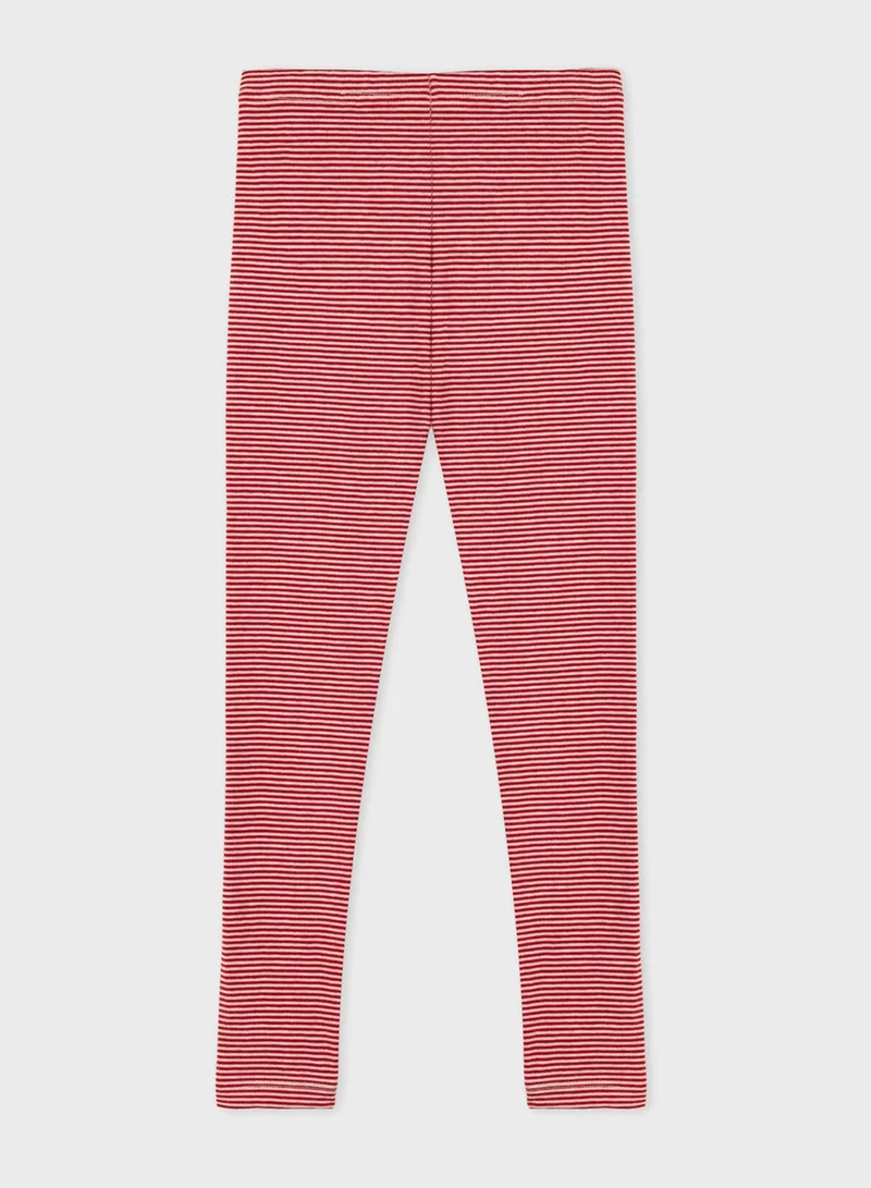 Petit Bateau Kids Striped Leggings