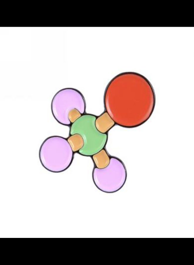 NIBEMINENT Molecule Design Brooch - Image 1