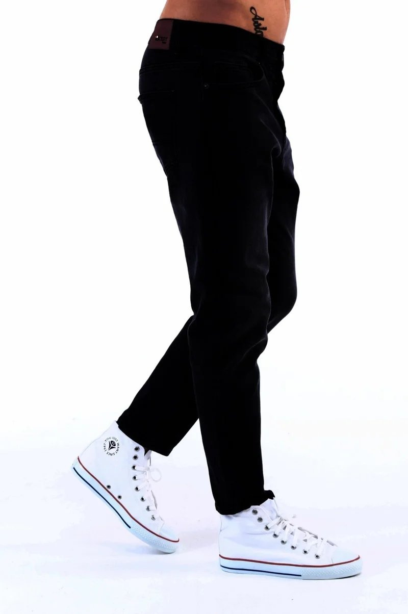 سيدي دينيم Men's High Waist Slim Leg Loose Jeans Mom Jeans - C333