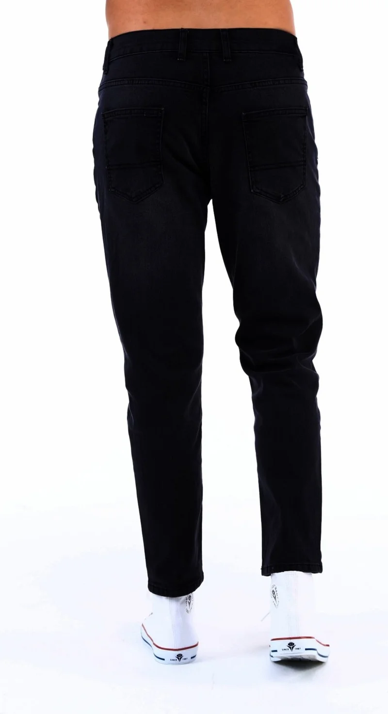 سيدي دينيم Men's High Waist Slim Leg Loose Jeans Mom Jeans - C333