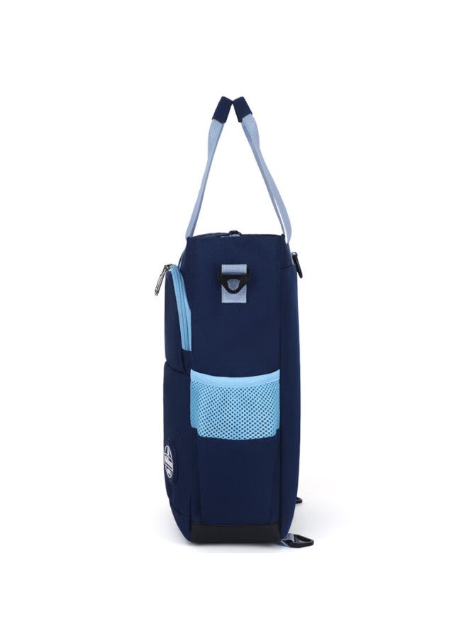 Edison Tutoring Bag For Primary And Secondary School Students, Shoulder Bag, Crossbody Bag, Tutoring Bag, Water-resistant Handbag, Art Bag Bx03-1 Light Blue - Image 4