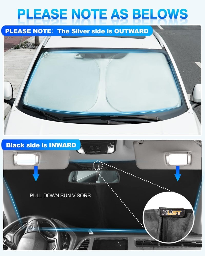KUST Windshield Sun Shade for Lexus RX 350/350h 300 450/450h 2010-2015 Accessories Sunshade Window Sun Visor Protector Foldable Blocks UV Rays Keep Your Car Cooler - Image 2