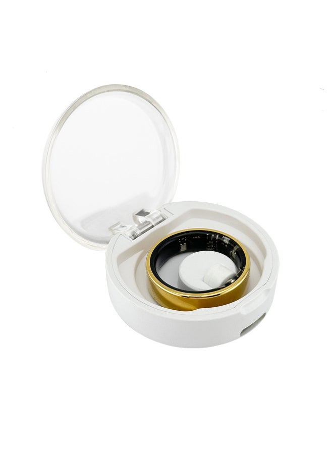 Generic Luckring Stainless Steel Bluetooth Sports Ring Healthy Sleep Ultra-Thin Smart Ring Fashion Wholesale-Color:Gold # 12  - Image 3