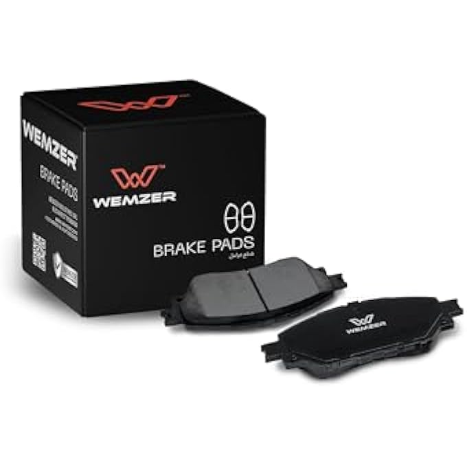 WEMZER INDUSTRIES Premium Ceramic Brake Pads  0446533471WZ  Compatible With Toyota Camry Avalon Lexus ES  Quiet  Long Lasting  ISO  ECE R90 Certified  Low Dust  Reliable Safety  Daily Driving - Image 1