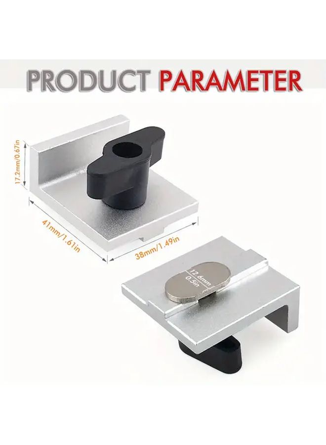 4pcs T Track Stop Block Kit Woodworking Jig For Bench Top And Manual Routing - Image 3