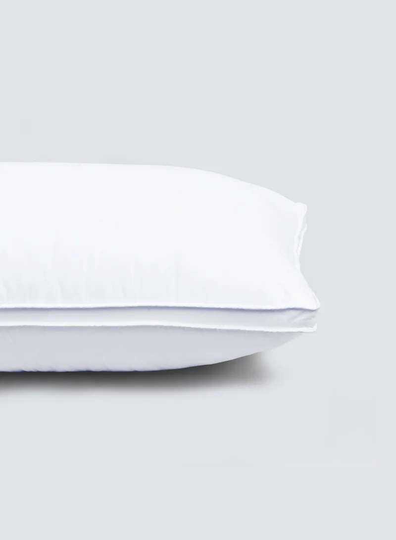 Master Home Textile Cotton Bedding Pillow for Sleeping, Fluffy Down Alternative Filling Breathable Pillow (Cotton)