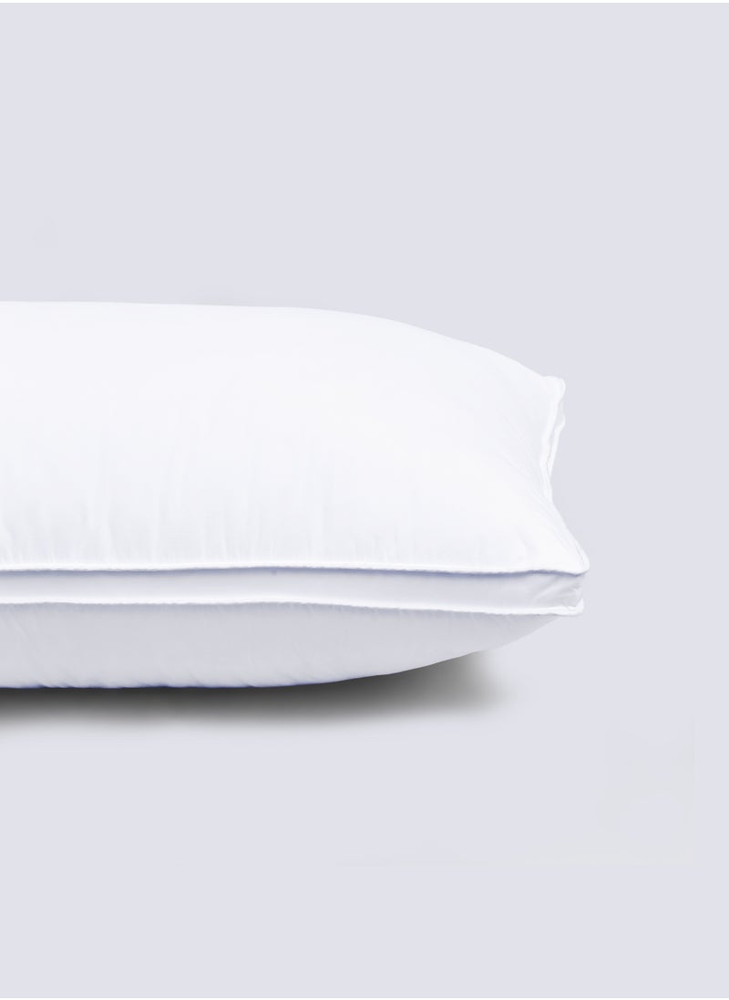 Master Home Textile Cotton Bedding Pillow for Sleeping, Fluffy Down Alternative Filling Breathable Pillow (Cotton)  - Image 2