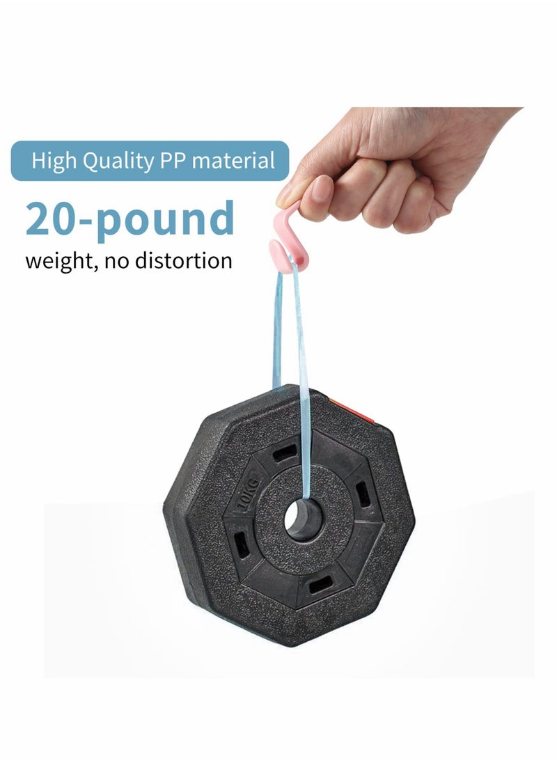 SYOSI Hanger Hooks Connecter, Thicken, Load 20 Pounds, Cascading Clothes for Heavy Duty Space Saving Connection Hooks (100Pcs)  - Image 5