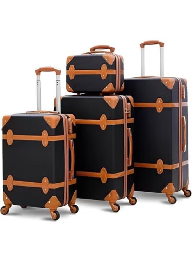 4-Piece Hardshell Luggage Set with Spinner Wheels & Beauty Case, Lightweight Travel Tro... - Image 2
