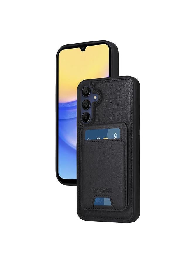 Case For Samsung Galaxy A15 5G Vertical Flip Detachable MagSafe Wallet Phone Case