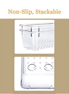 OAGA 6 PCS Drawer Organizers Set, Vanity Drawer Organizer Trays, Makeup Organizer Clear Plastic Storage Bins for Jewelries, Kitchen Utensils and Office  - Image 5