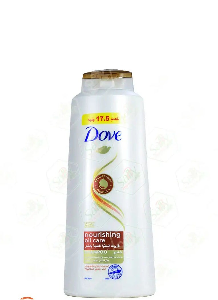 Dove shampoo nourishing oil 600ml 