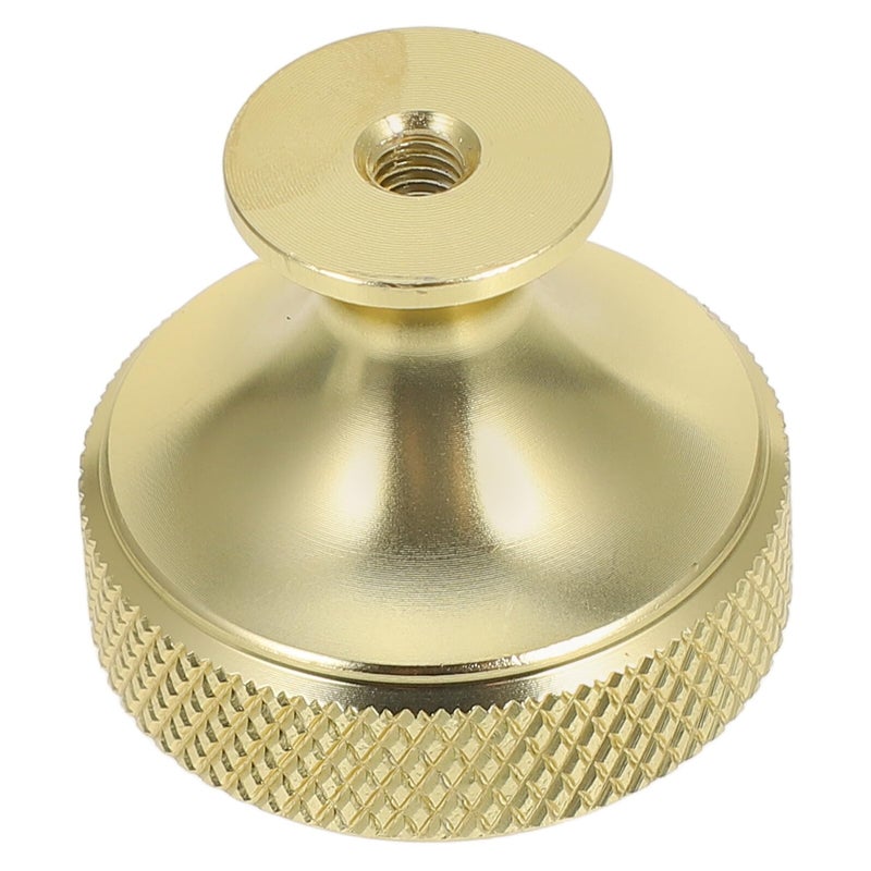 Gold Finish Aluminum Alloy Cabinet Handle Single Hole Kitchen Drawer Knob Wardrobe Pull - Image 2