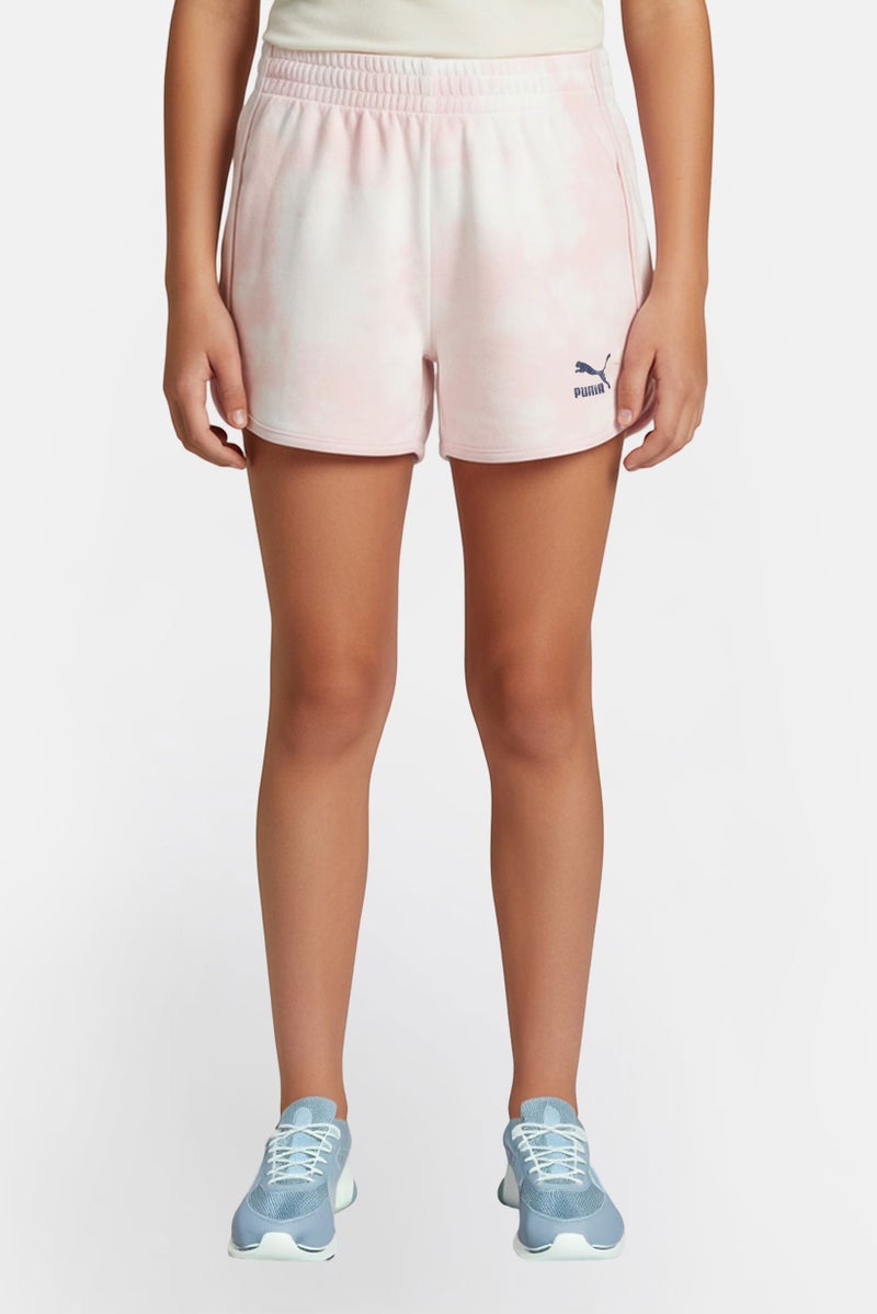 PUMA Kids Girl Sportswear Fit Running Shorts, Multicolor - Image 1