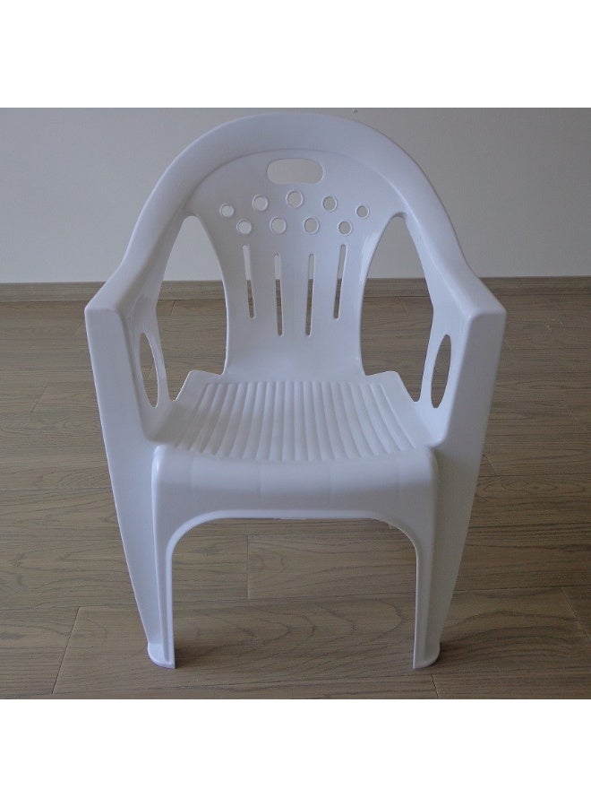 CityRiya-Long Kitchen Dining Chair Set of 4, 4 Pcs Dining Chairs, 44 * 40 * 82cm Kitchen Chair, Portable Outdoor Camping Chairs for Picnic (4 Chairs) - Image 3