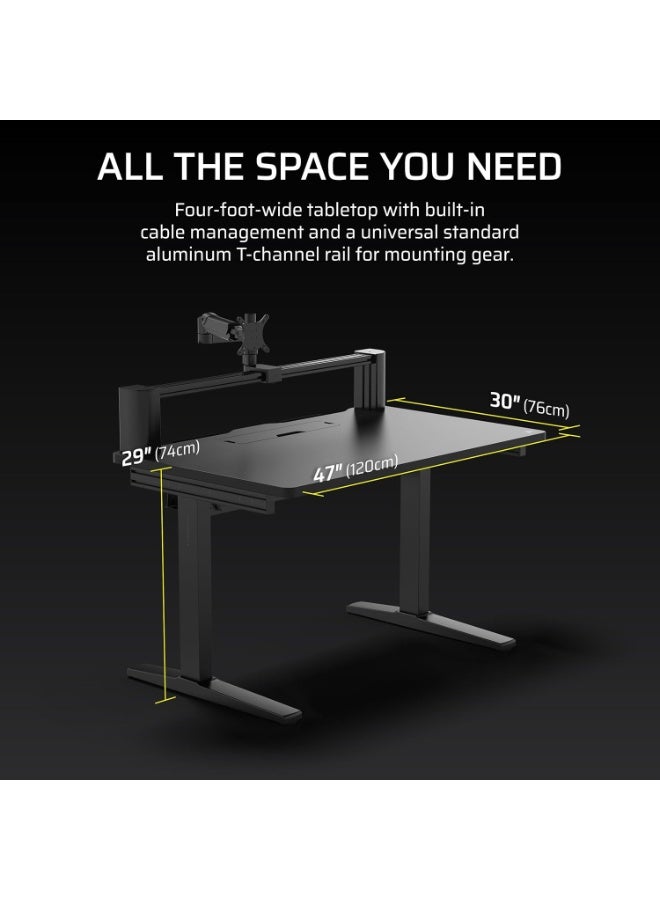 Corsair Platform 4 Fixed Height Gaming Desk - Black - Image 2