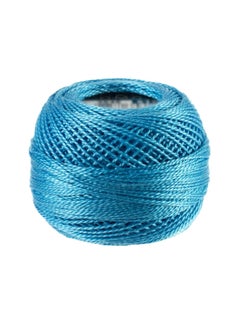 DMC DMC Pearl Cotton Ball Size 8 87yd Dark Peacock Blue  - Image 1