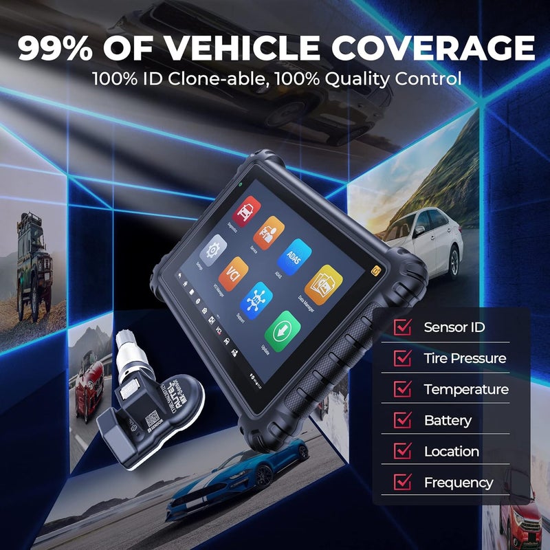Autel أوتيل حساسات TPMS MXSensor 2 في 1 315MHz 433MHz ضغط OE مستوى عالمي قابل للبرمجة حساسات TPMS لضغط الإطارات 100 قابل للاستنساخ يعمل مع WTS408S TS501 PRO TS508WF MK808STS سكانر - Image 4