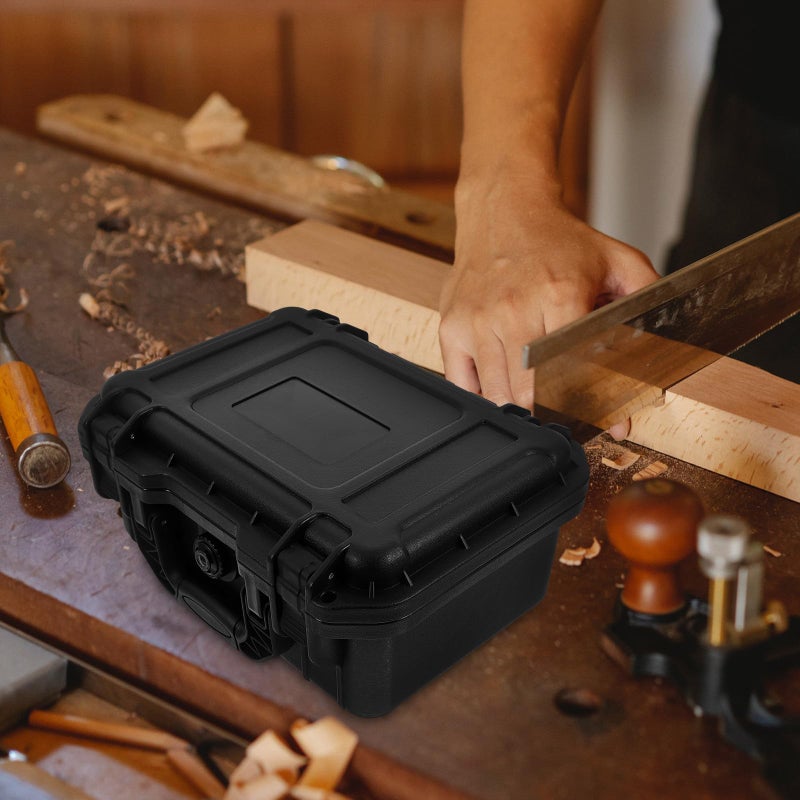 Portable Plastic Tool Box Organizer with Handle Small Storage Case 194x128x86mm - Image 5