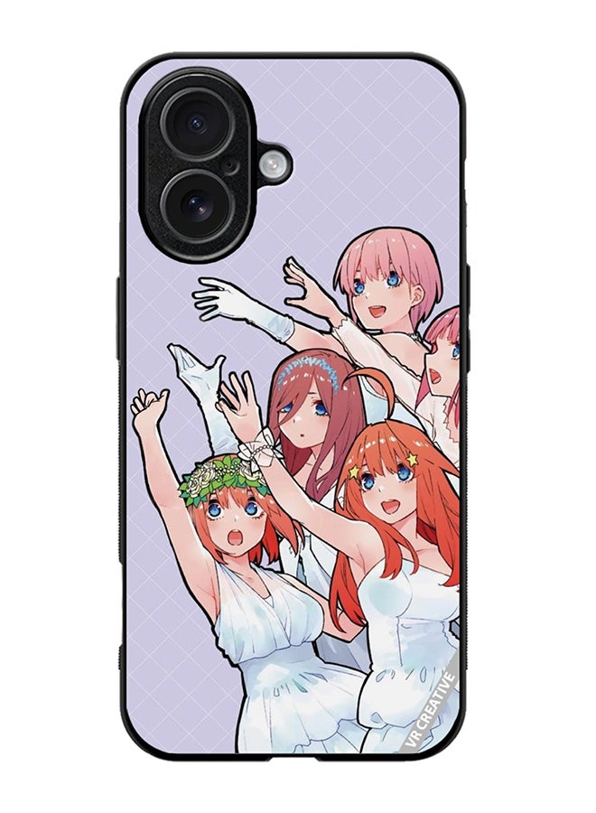 VR CREATIVE Protective Case Cover For Apple iPhone 17 Go Toubun No Hanayom Design Multicolour