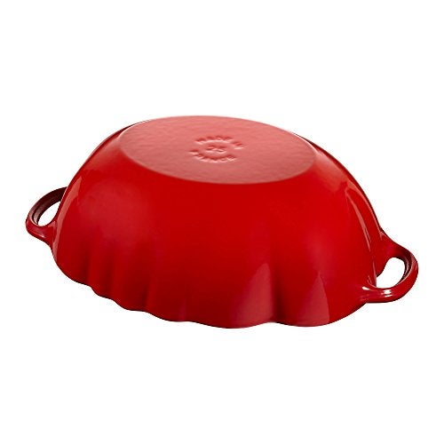 STAUB Cast Iron 3-quart Tomato Cocotte, Dutch Oven, Made in France, Cherry - Image 5