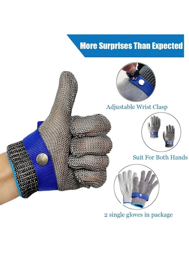 1 Pc XL 2 In 1 Premium Steel Wire Dishwashing Gloves Non Slip Durable Breathable - Image 4