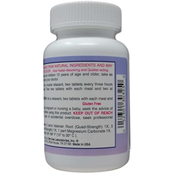 Dee Cee Laboratories Dee CEE Labs Formula 303 Maximum Strength Tablets, 45 Tablets; All-Natural containing Magnesium for Sore Muscles, Passion Flower, and Valerian Root - Image 3