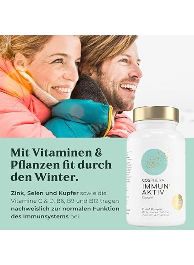 كوسفيرا مركب المناعة لتقوية جهاز المناعة للراشدين 60 كبسولة صُنع في ألمانيا - Image 3