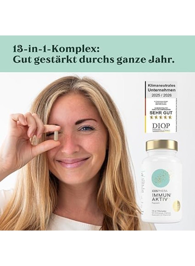 كوسفيرا مركب المناعة لتقوية جهاز المناعة للراشدين 60 كبسولة صُنع في ألمانيا - Image 5