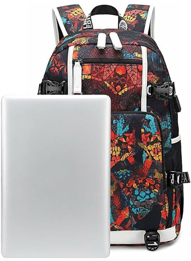 عام ماين كرافت حقيبة المدرسة الفردية الليزر الميكانيكية محمول متعددة الوظائف على ظهره السفر داي باك المشجعين حقيبة - Image 2