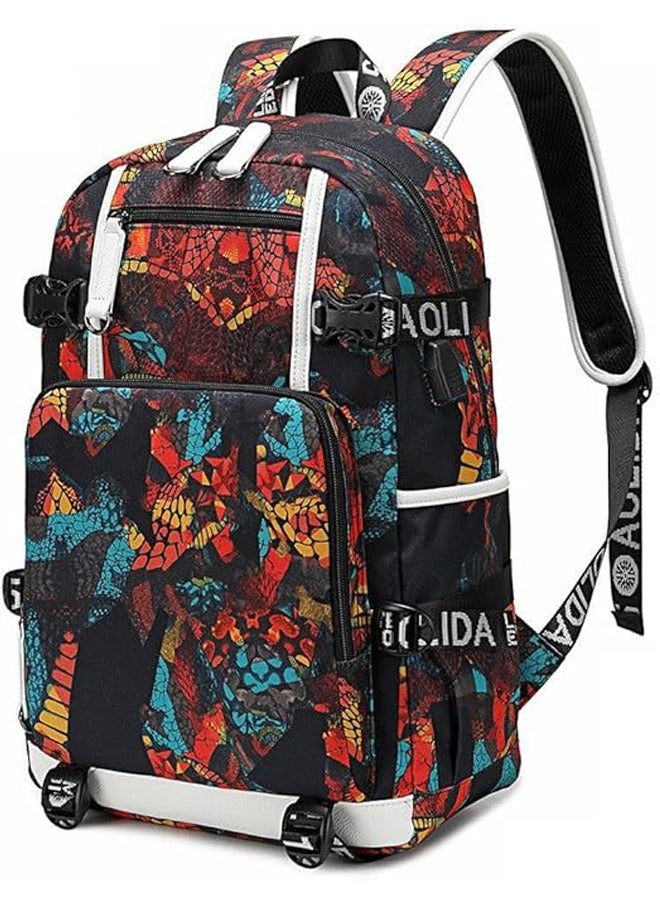 عام ماين كرافت حقيبة المدرسة الفردية الليزر الميكانيكية محمول متعددة الوظائف على ظهره السفر داي باك المشجعين حقيبة - Image 3