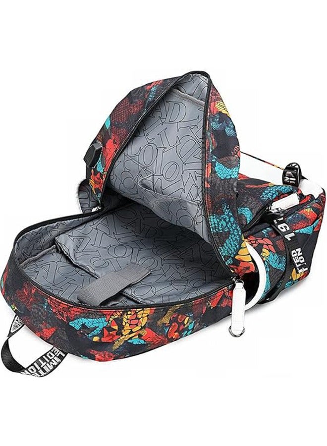 عام ماين كرافت حقيبة المدرسة الفردية الليزر الميكانيكية محمول متعددة الوظائف على ظهره السفر داي باك المشجعين حقيبة - Image 5