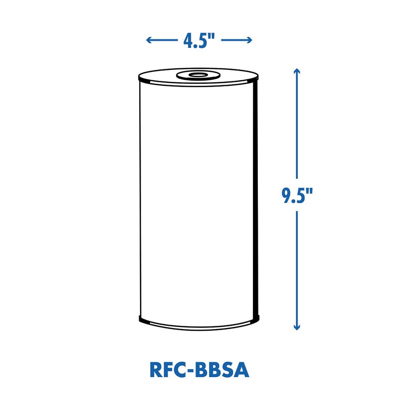 Culligan RFC-BBSA 25 Micron Whole House Water Filter for Sediment, 10" x 4.5" Compatible Replacement for FXHTC, W50PEHD, GXWH40L, GXWH35F, GNWH38S, WFHD13001 (Pack of 1) - Image 3