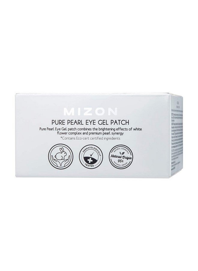 MIZON Pearl Eye Gel Patch Masks Eye Treatment Mask Reduces Wrinkles And Puffiness Dark Circles Treatment Hydrogel Eye Patches (Pure Pearl 30 Pairs) - Image 4