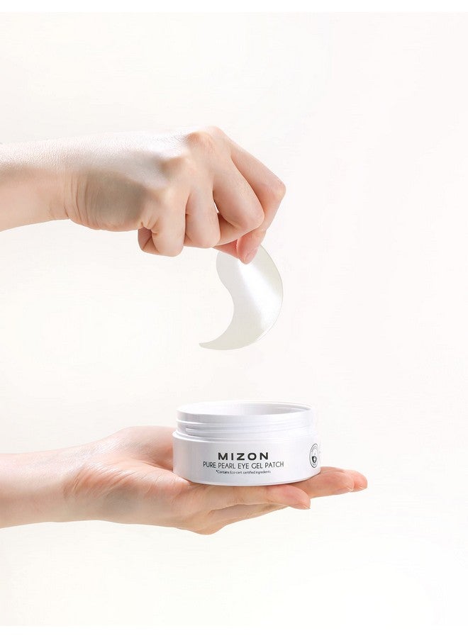 MIZON Pearl Eye Gel Patch Masks Eye Treatment Mask Reduces Wrinkles And Puffiness Dark Circles Treatment Hydrogel Eye Patches (Pure Pearl 30 Pairs) - Image 5