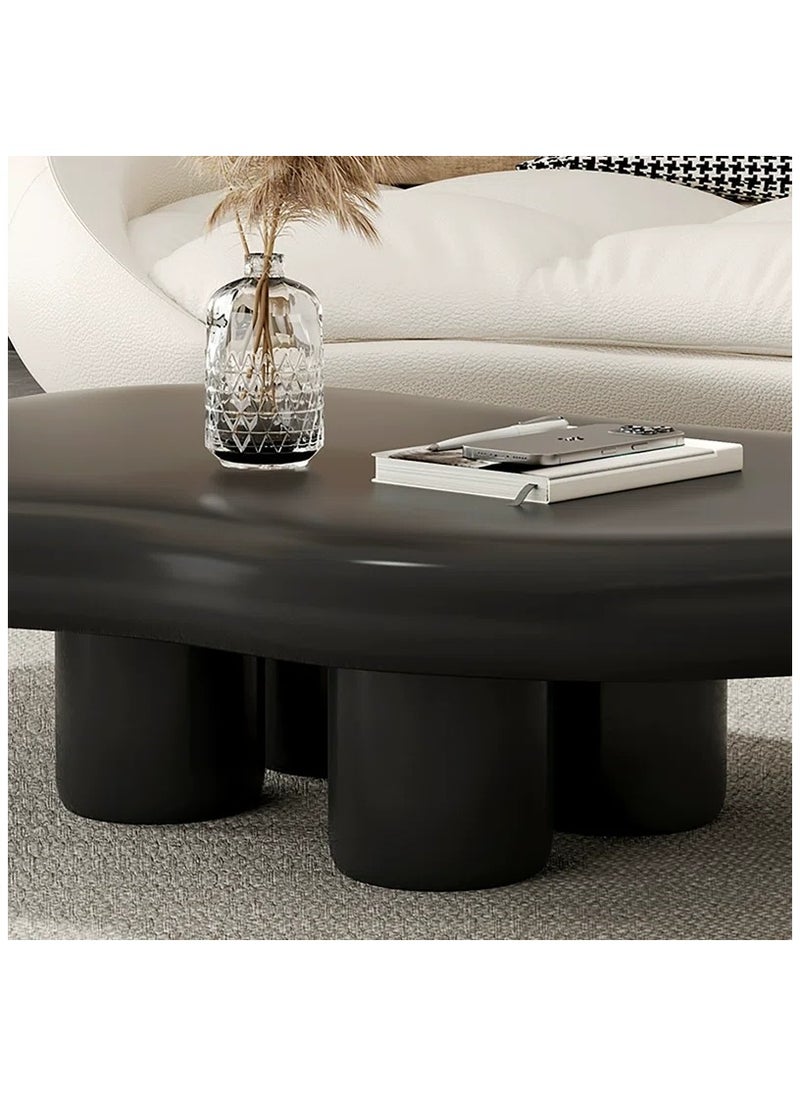 AWD Coffee Table in Cloud shape Simple Small Household Shaped Table Tea Table for Living Room Balcony Garden, Living Room Table Bedroom 120 cm.  - Image 3