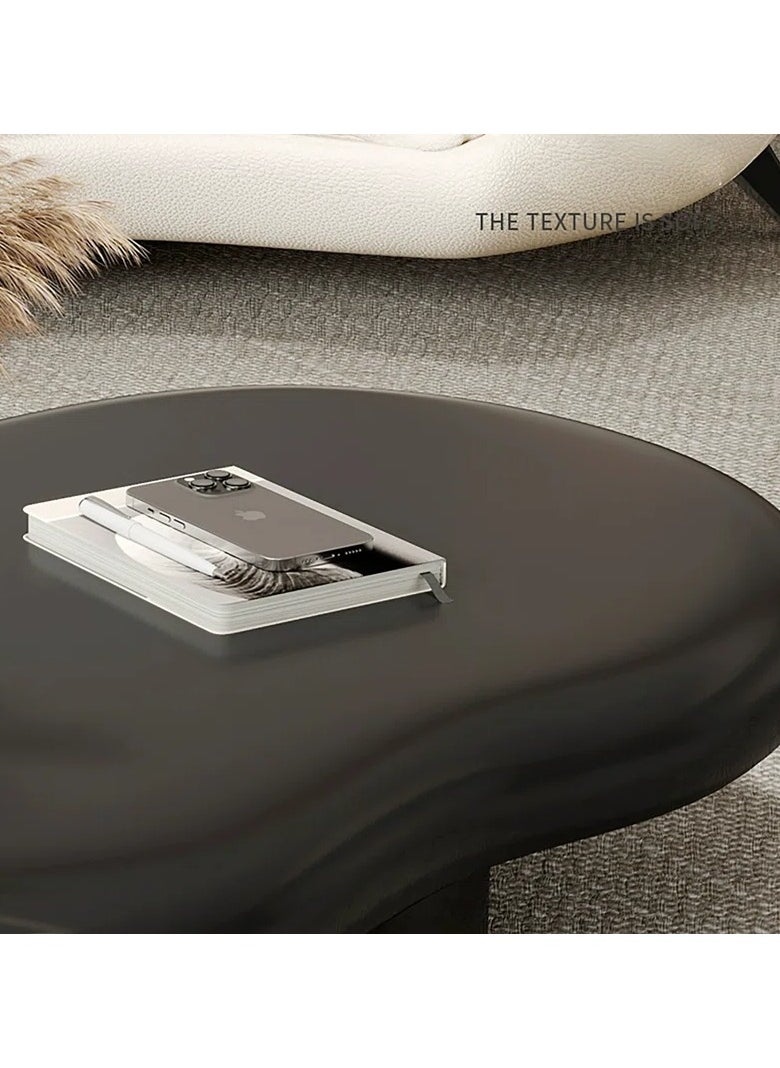 AWD Coffee Table in Cloud shape Simple Small Household Shaped Table Tea Table for Living Room Balcony Garden, Living Room Table Bedroom 120 cm.  - Image 5
