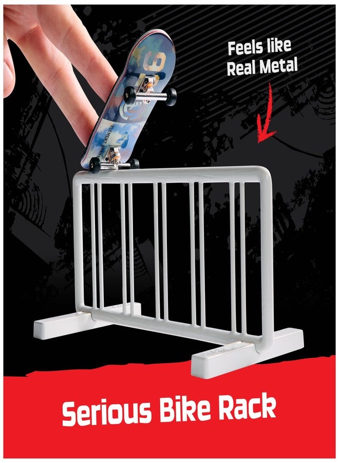 TECH DECK, Pro Series Daily Grind Pack 2.0 with Picnic Table and Bike Rack; Kids Toys for Boys Ages 6 and up (Mini Fingerboard Sold Separately) - Image 3