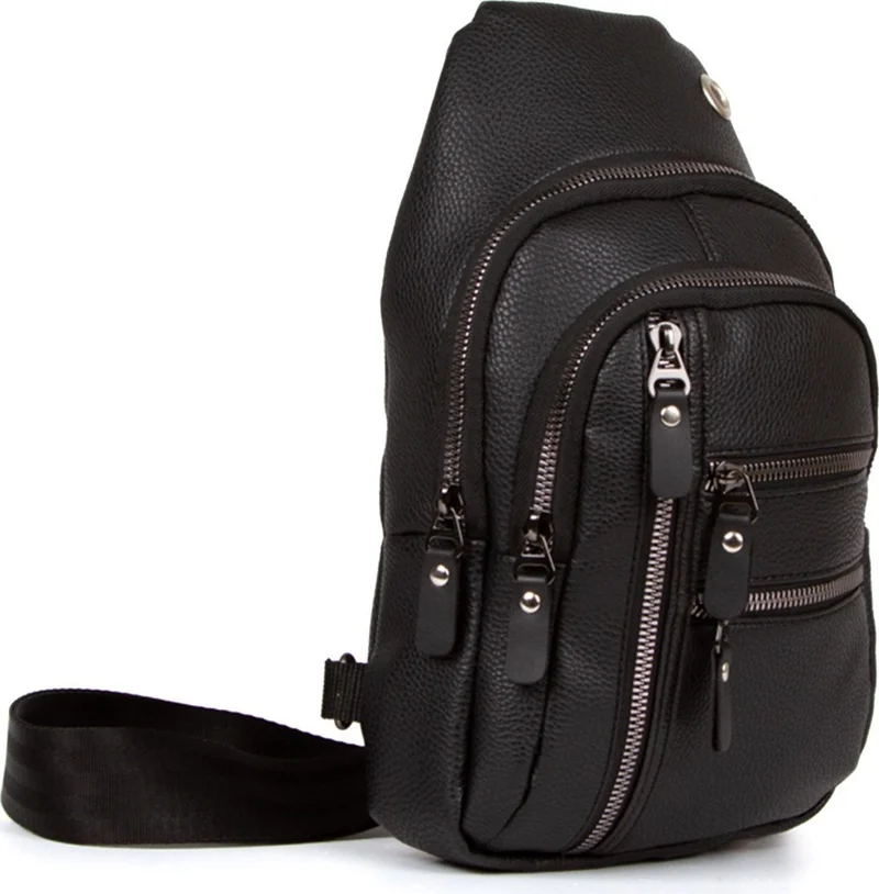 Adelina Bags Black Leather Cross Shoulder Bag Bodygag Freebag