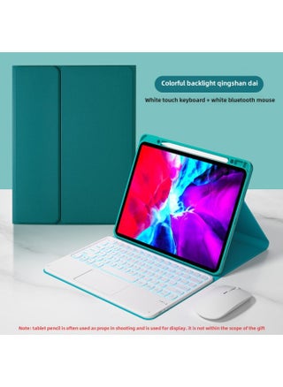 For 2022ipad10 Generation Bluetooth Keyboard Protective Cover 10.2 Touch Pad 8 With Pen Slot Air4 Tablet 10.9-Color: Qingshan Dai +  + Send Bluetooth Mouse-Applicable Model:2020/2018ipadpro12.9 - pzsku/Z4713DA9753F0164AA3BDZ/45/1746192915/04e7bdaf-cf9f-4853-883a-d37dcb1ab2a1