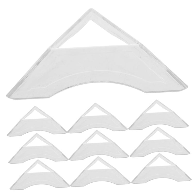 Plastic Triangle Cube Stand Display Base Holder 20pcs for Puzzle Collectors - Image 2