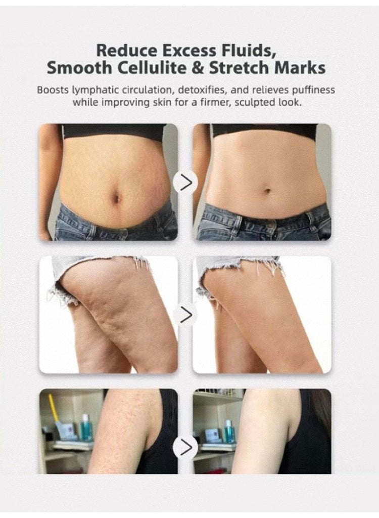 jingpin 【Salon-Grade Body Sculpting Device】Microcurrent Body Massager, 4-in-1 Technology for Cellulite Reduction & Stretch Mark Removal, Wireless & Portable for Full-Body Use - Image 5
